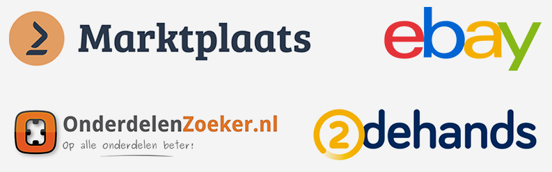 Portals voor onderdelen: Marktplaats, Ebay, Onderdelenzoeker en 2dehands.be