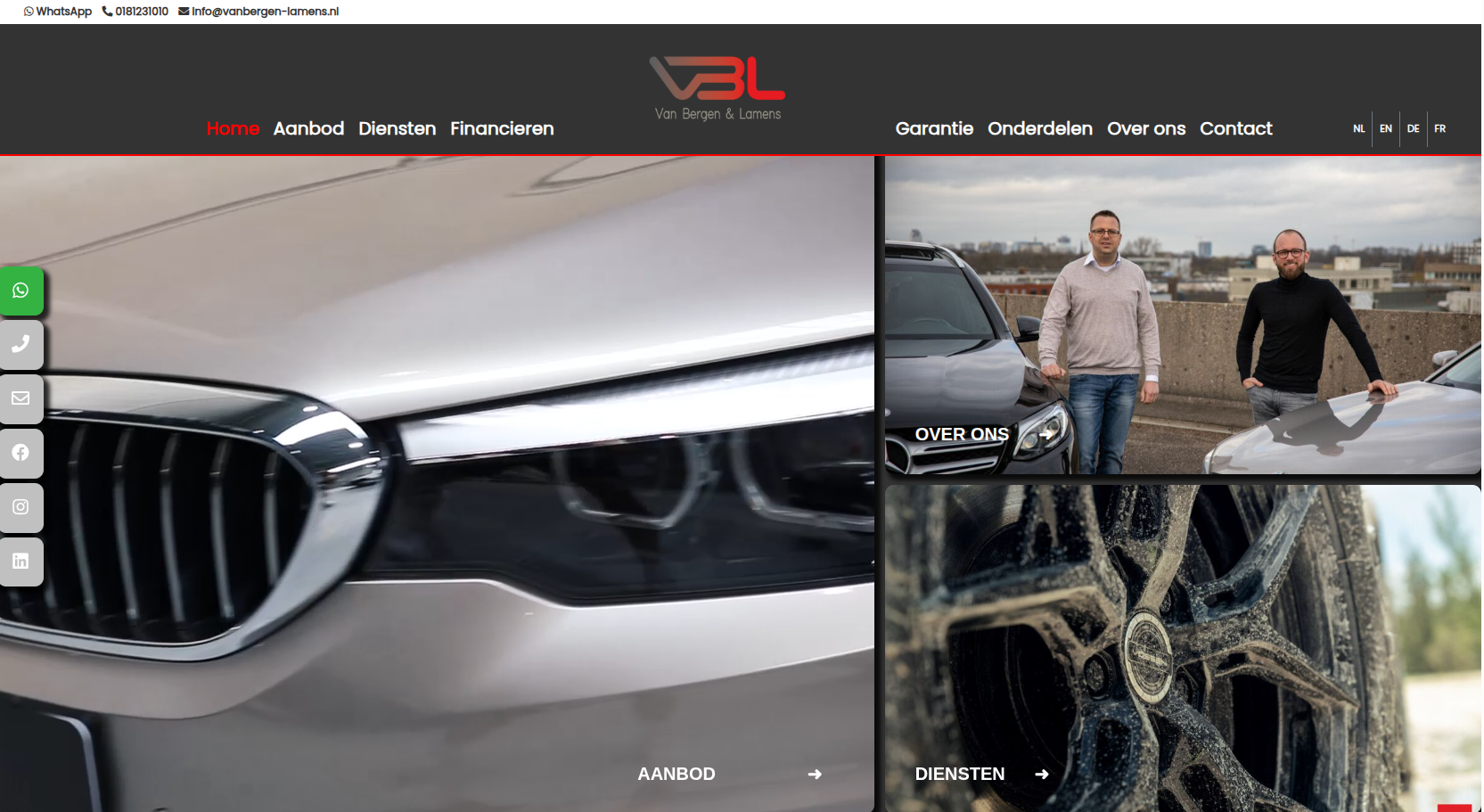 Website Autohuis Albert